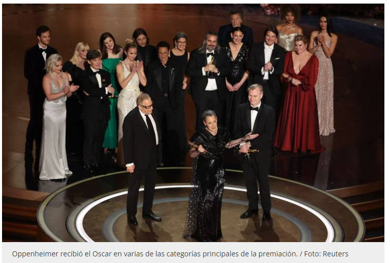 Oppenheimer cierra con broche de oro en los Oscar: se lleva 7 de sus 13 nominaciones